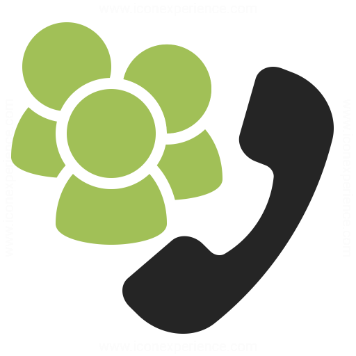 512x512 Phone Conference Icon Iconexperience