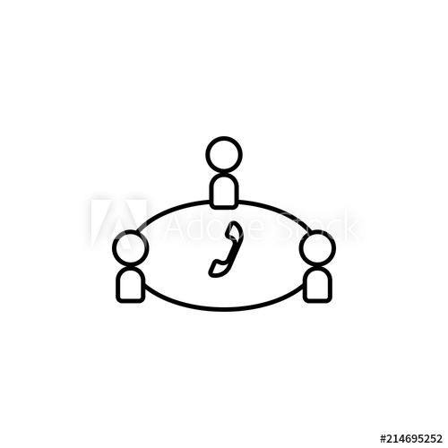 500x500 Conference Call Icon Element Of Communication Icon For Mobile