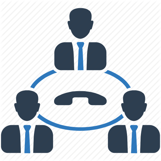 512x512 Businessman, Communication, Conference Call, Meeting, Teamwork Icon