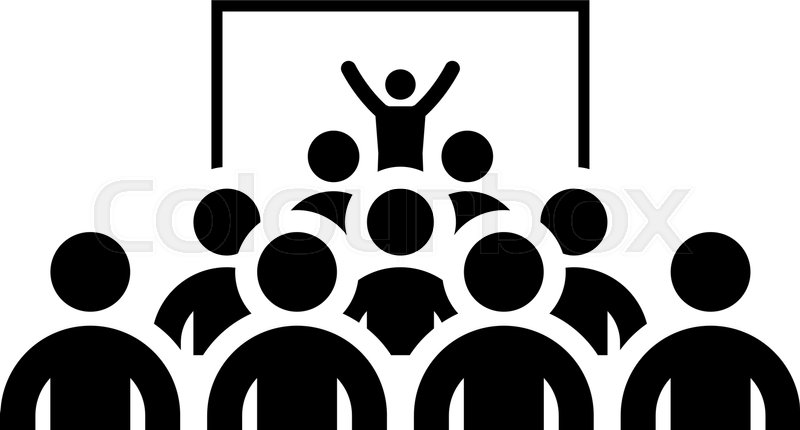 800x430 Training Icon Business Concept Group Stock Vector Colourbox