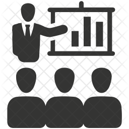 256x256 Conference Room Icon Of Glyph Style