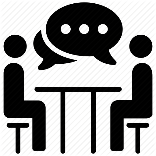 512x512 Conference, Dialogue, Meeting, Table Discussion, Talking Icon