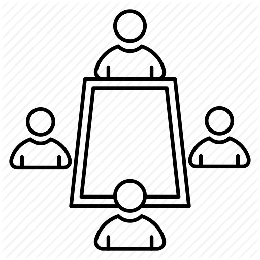 512x512 Conference, Discussion, Employees, Meeting, Table Icon