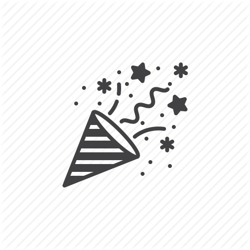 512x512 Confetti, Party, Popper Icon
