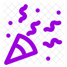256x256 Confetti Icon Of Line Style