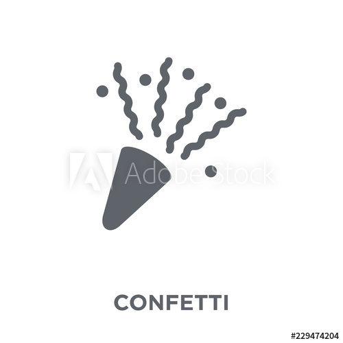 500x500 Confetti Icon From Christmas Collection