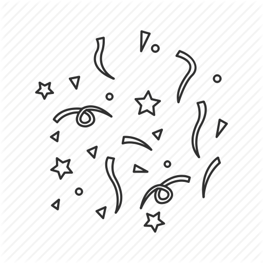 512x512 Celebration, Confetti, Holiday, Party, Party Confetti, Small