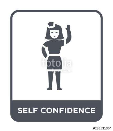 430x500 Self Confidence Icon Vector Stock Image And Royalty Free Vector