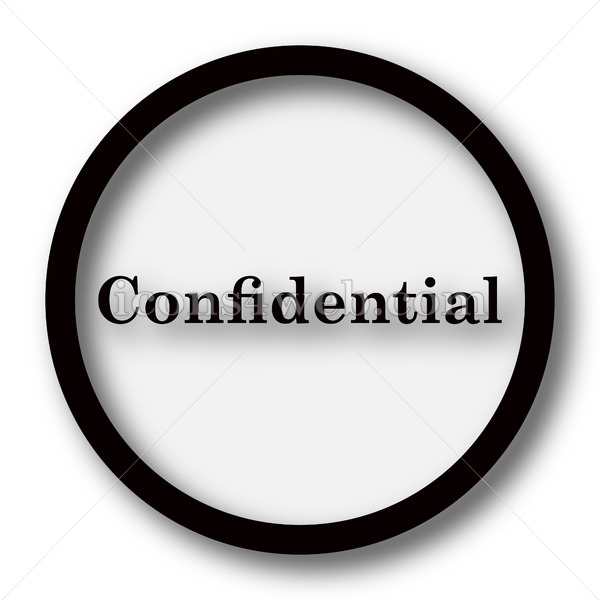 600x600 Confidential Simple Icon Confidential Simple Button