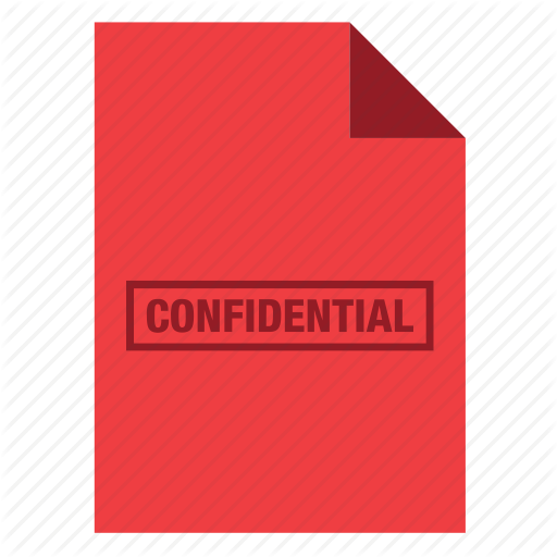 512x512 Confidential, Document, File, Top Secret Icon