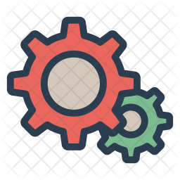 256x256 Config Icon Of Colored Outline Style