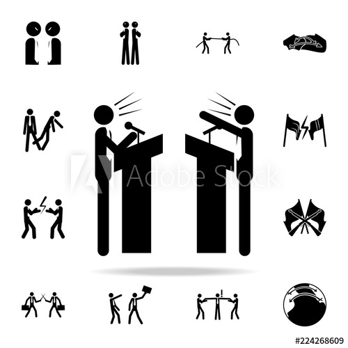 Conflict Icon at Vectorified.com | Collection of Conflict Icon free for ...