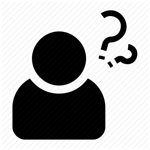 512x512 Answer, Confused, Human, Question, Think Icon