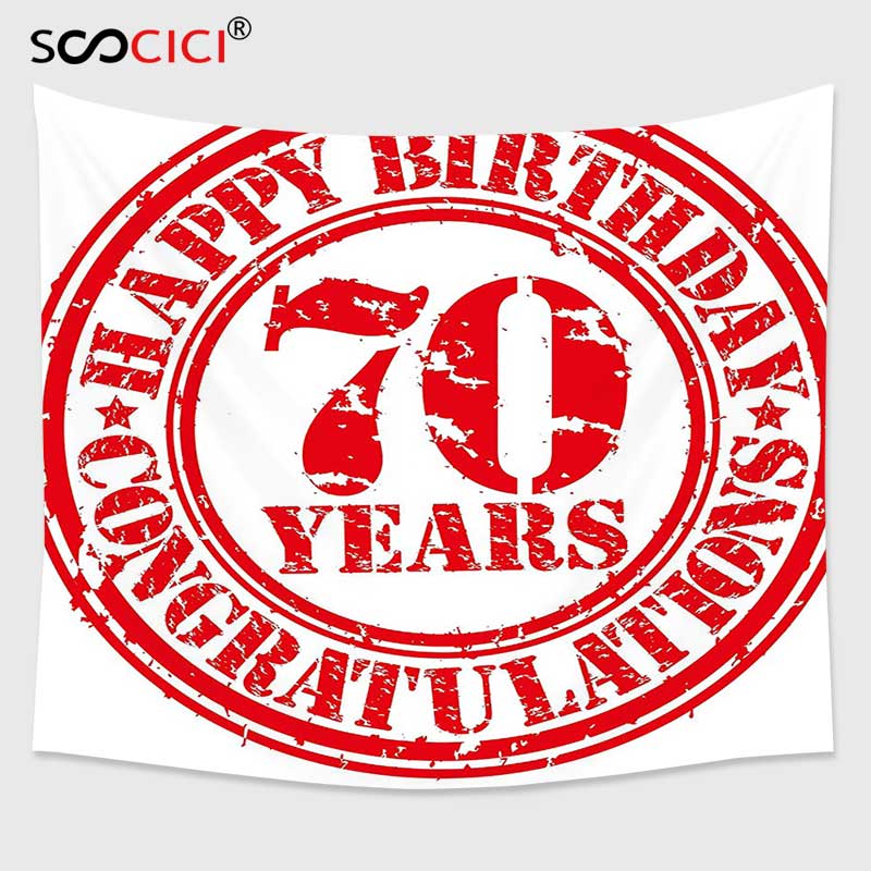 800x800 Cutom Tapestry Wall Birthday Decorations Years