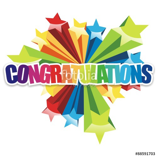 500x500 Congratulations Icon Congratulations Colorful On White Background