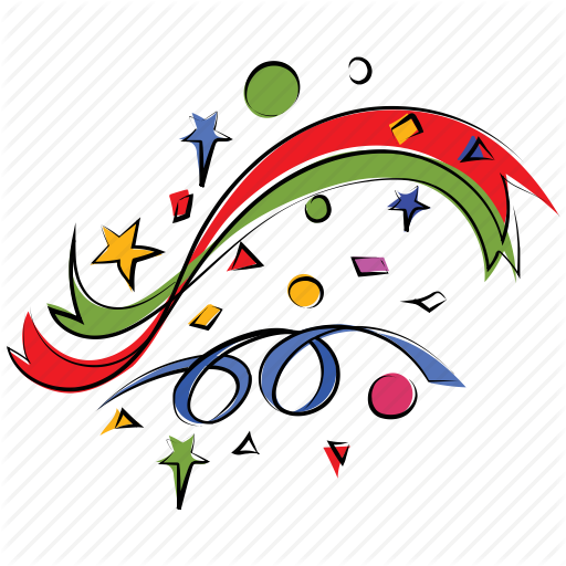 512x512 Anniversary, Confetti, Congratulations, Decoration, Explosion