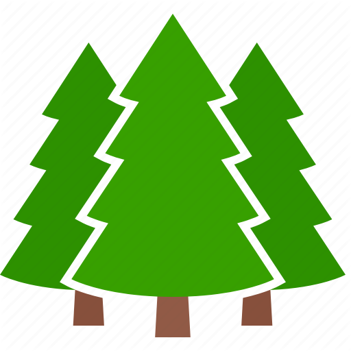 512x512 Conifer, Evergreen, Forest, Jungle, Pine, Tree, Trees Icon
