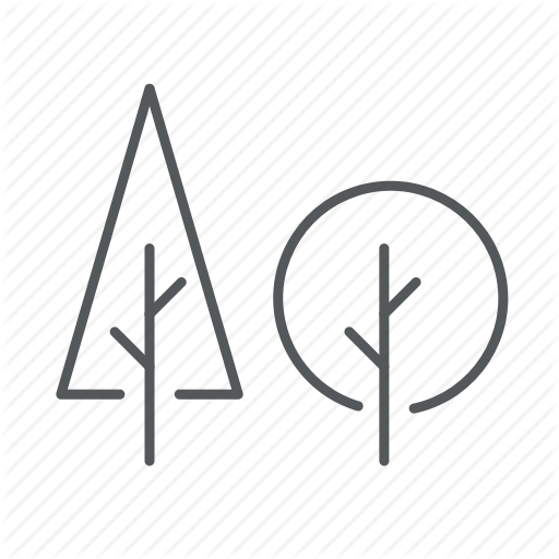 512x512 Conifer, Leafy, Trees Icon