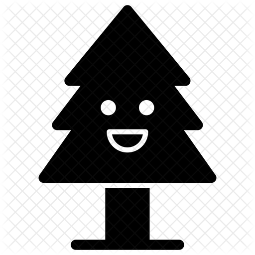 512x512 Conifer Emoji Icon Of Glyph Style