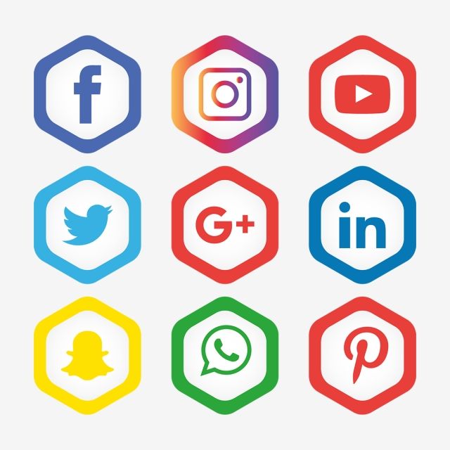 Social Media Icons Set Logo Vector Illustrator, Social, Media 640x640 Social Media Icons Set Logo Vector Illustrator, Social, Media