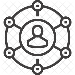 256x256 Connection Icon Of Line Style