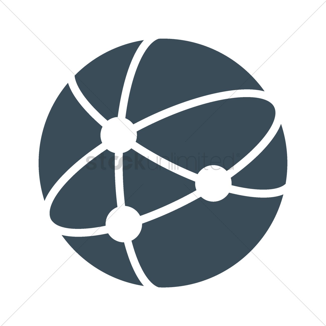 1300x1299 Global Connection Icon Vector Image