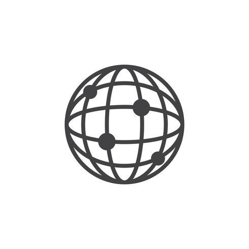 490x490 Illustration Of Global Connection Icon