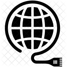 256x256 Internet Connection Icon Of Glyph Style