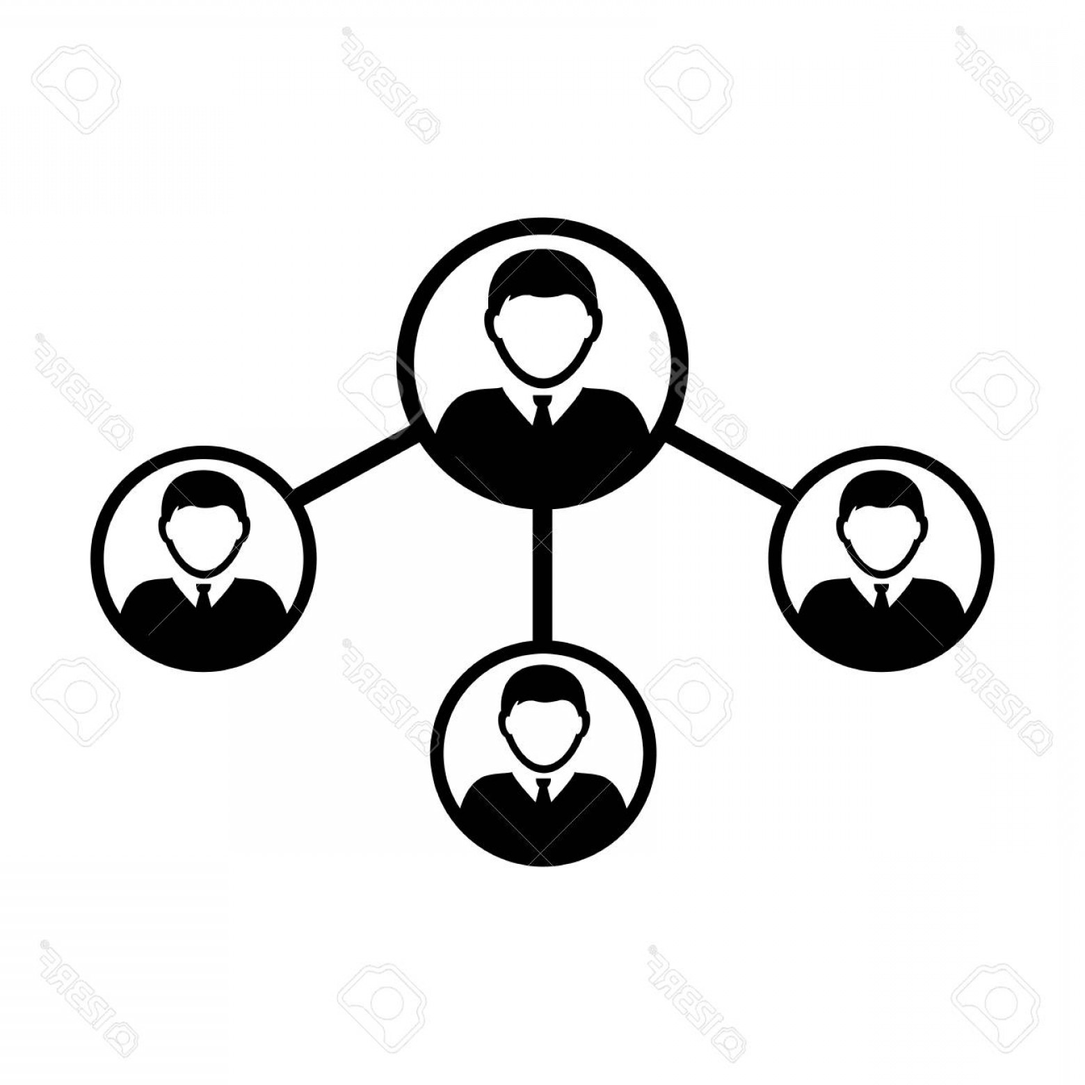 1560x1560 Photostock Vector People Network Social Connection Icon Vector