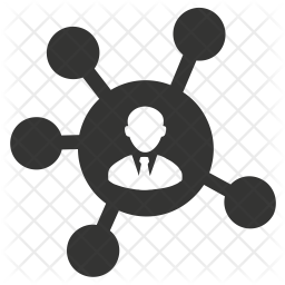 Business Connectivity Icon Of Glyph Style 256x256 Business Connectivity Icon Of Glyph Style
