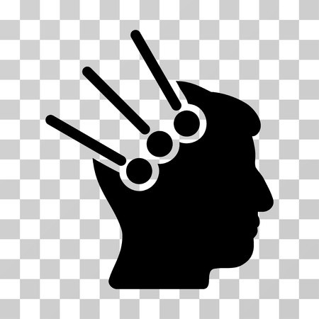 450x450 Neural Interface Connectors Vector Icon Illustration Style Is