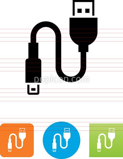 400x517 Usb To Lightning Cable Icon