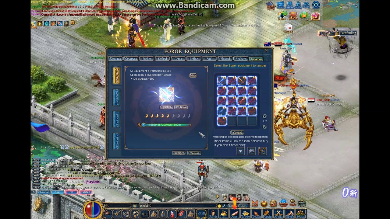 1280x720 Conquer Online Max Perfection On Backsword