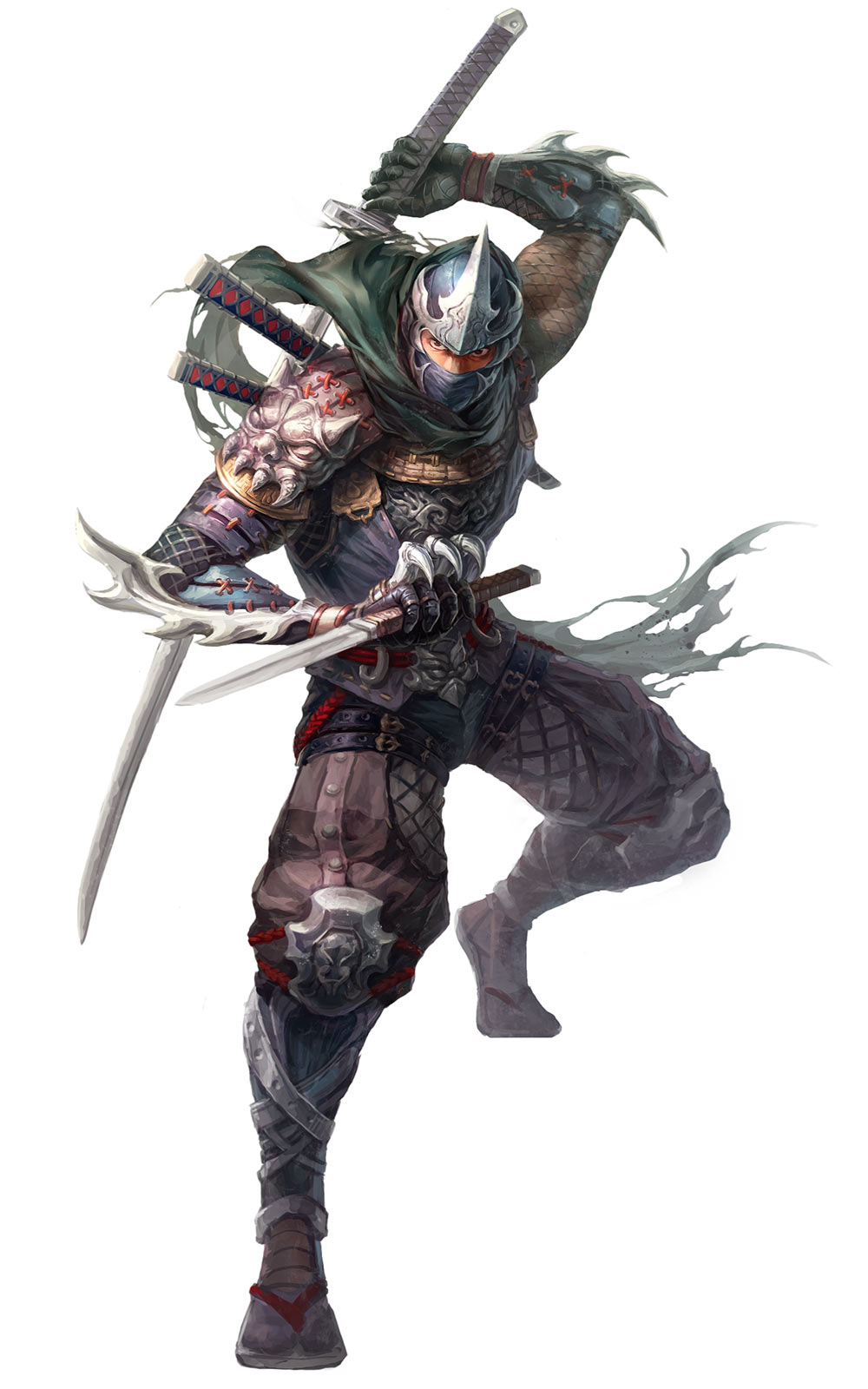 1000x1600 Male Ninja Art