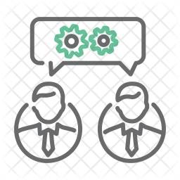 256x256 Consensus Icon Of Line Style