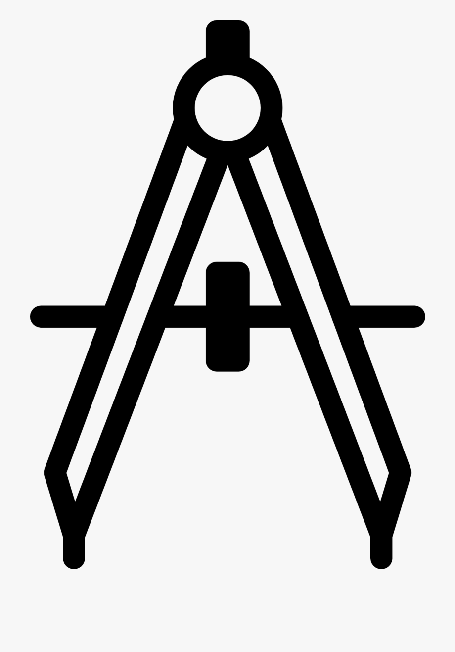 920x1317 Drafting Compass Icon Free