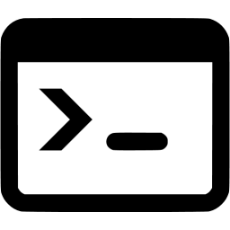 Black Console Icon 256x256 Black Console Icon