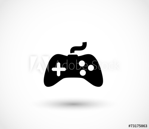Game Console Icon Vector 500x433 Game Console Icon Vector