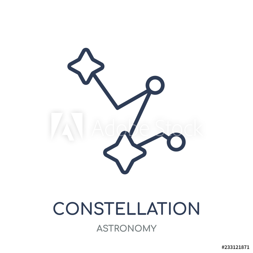 1000x1000 Photo Art Print Constellation Icon Europosters