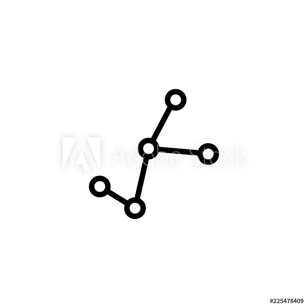 1000x1000 Photo Art Print Constellation Icon Vector