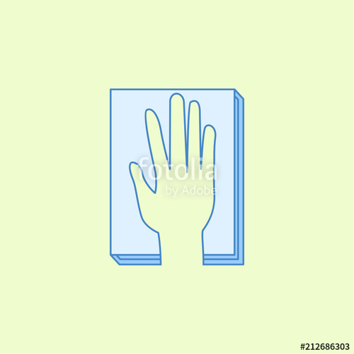 500x500 Oath On The Constitution Field Outline Icon Element Of Elections