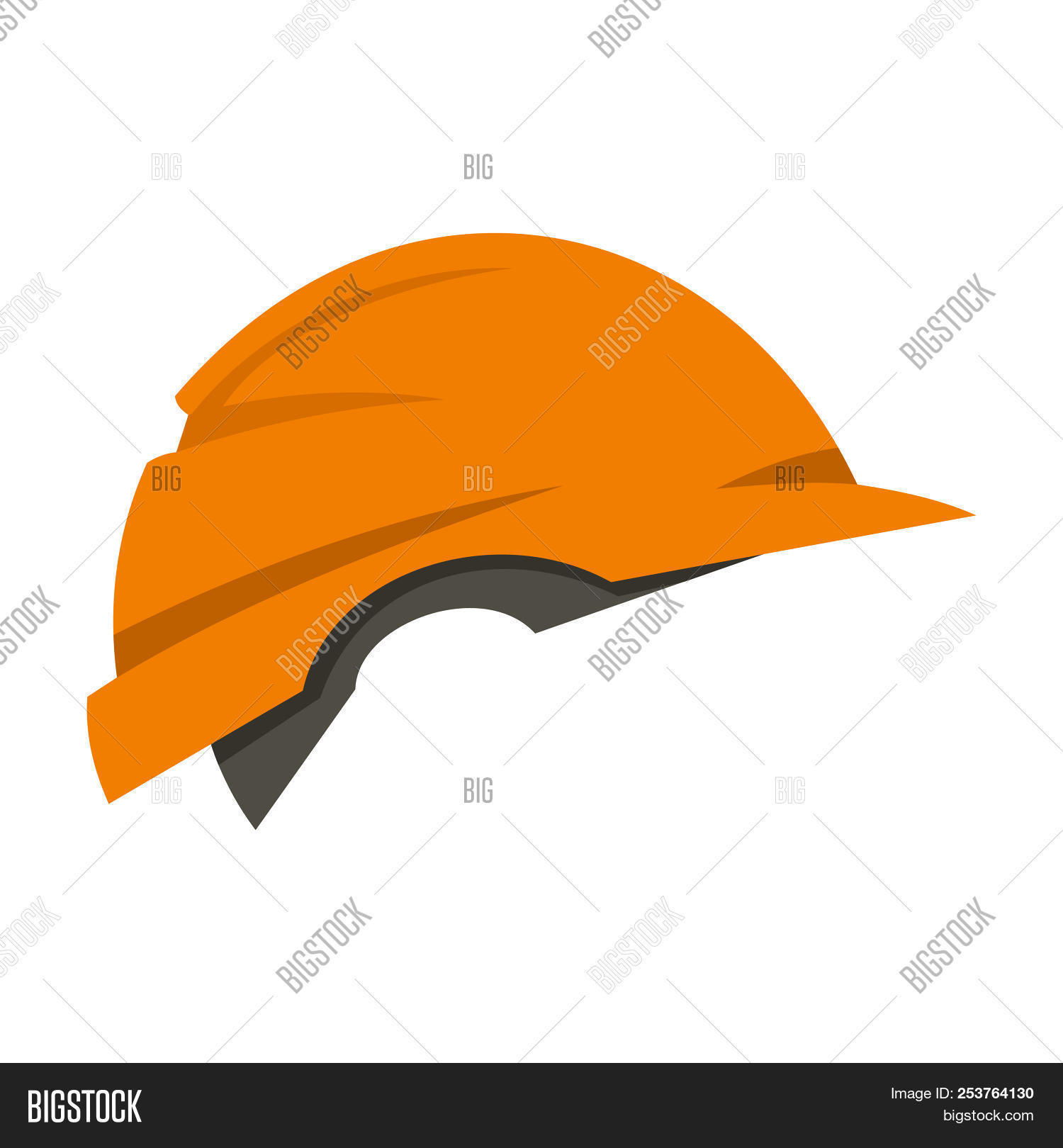 1500x1620 Construction Helmet Icon In Flat Style Isolated On Image