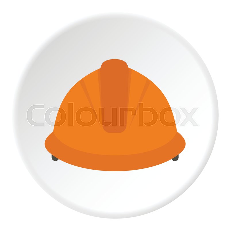 800x800 Construction Helmet Icon Flat Stock Vector Colourbox
