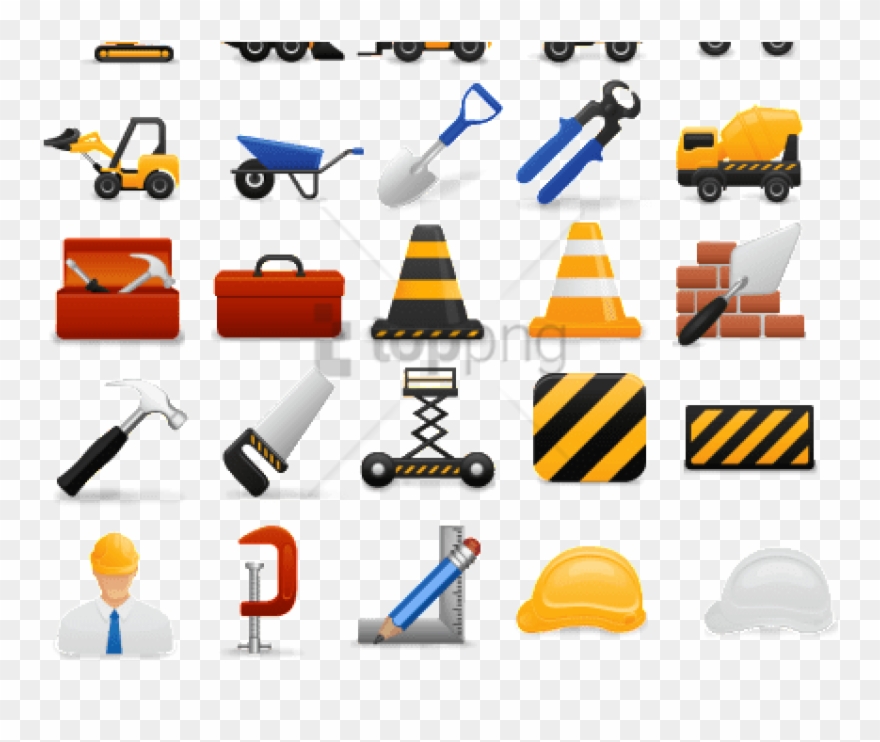 880x742 Free Png Construction Icons Png