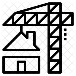 256x256 House Construction Icon Of Line Style