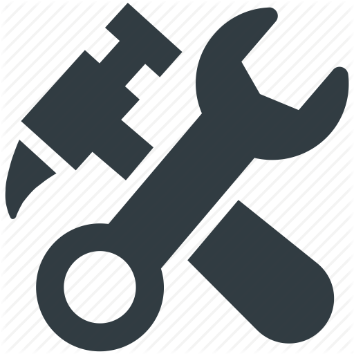 512x512 Construction Tool, Hammer, Hammer And Wrench, Repair Tool, Wrench