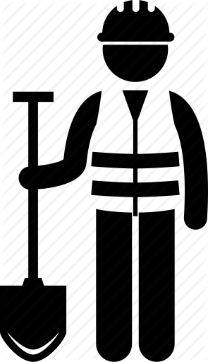 295x512 Construction, Road, Roadwork, Worker Icon