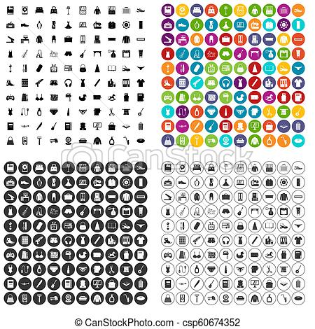 450x470 Consumer Goods Icons Set Variant Consumer Goods Icons Set