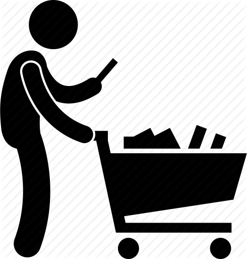 490x512 Cart, Consumer, Mobile, Purchase, Search, Shopper, Shopping Icon