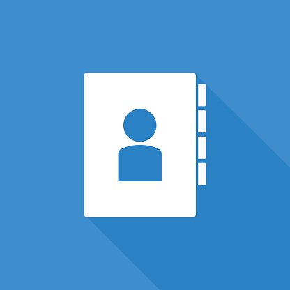 416x416 Contact Book Icon Premium Clipart